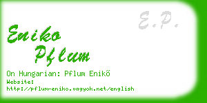 eniko pflum business card